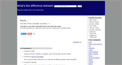 Desktop Screenshot of difference-between.com